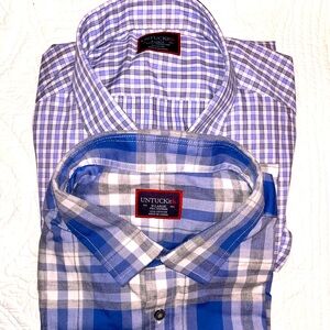 2 men’s untucket shirts bundled